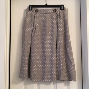 EUC Boutique Brand Polka Dot A-Line Skirt